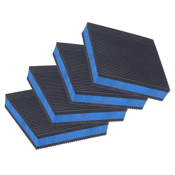 Uxcell 4Pcs Rubber Anti Vibration Pads, 4 x 4 x 7/8 inch Heavy EVA Center Isolation Mats