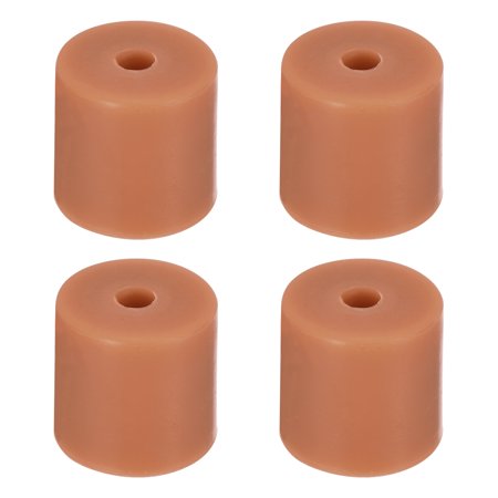 Uxcell 4Pcs Silicone Bed Mounts 3D Printer Heat Bed Silicone Leveling Column Silicone Buffer 16mm for 3D Brown