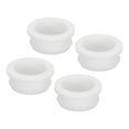 thumbnail image 1 of Uxcell 4Pcs Snap Rubber Grommet Plug Mount Dia 4mm ID 25mm Seal Anti-Scratch Electrical Box Cable Pipe White, 1 of 6