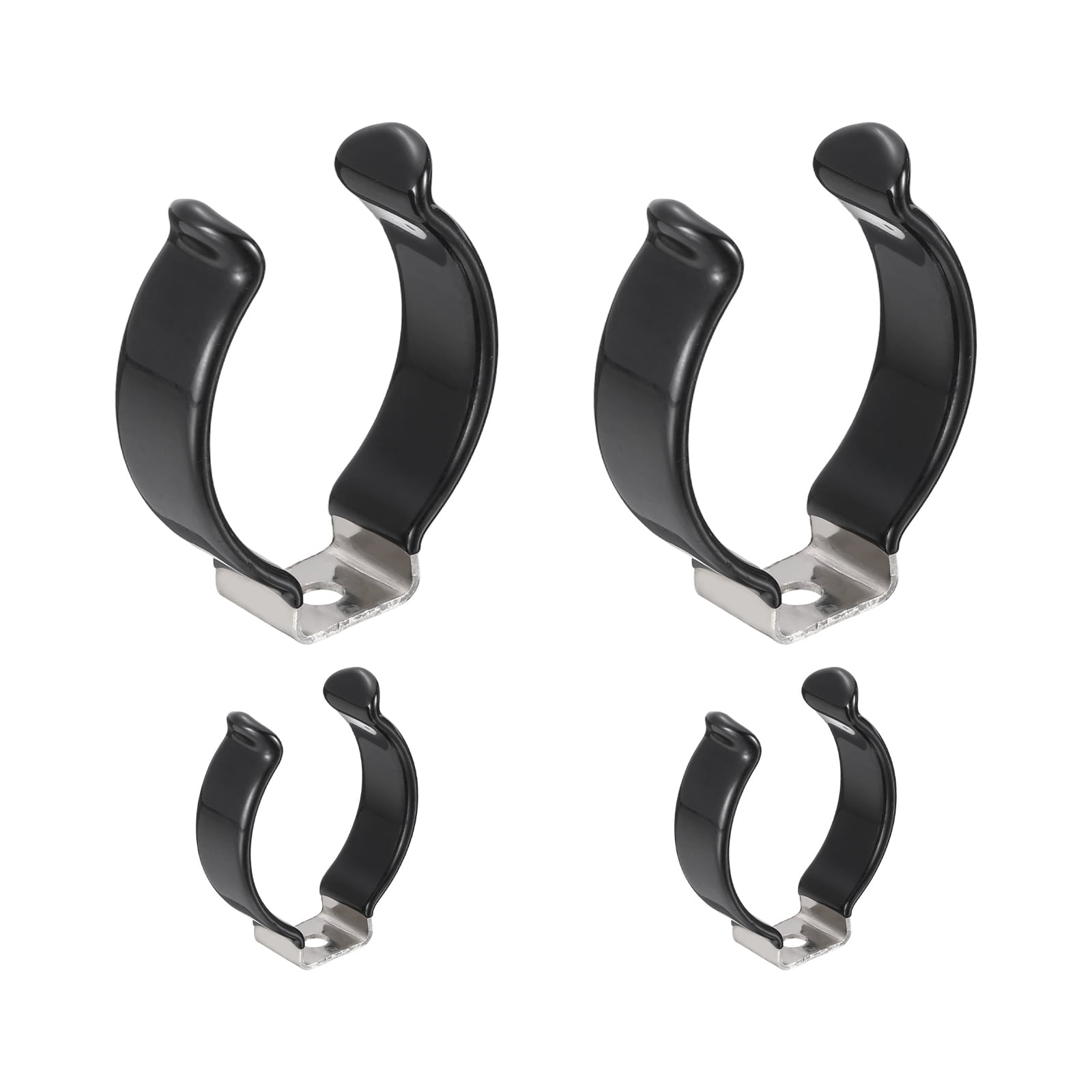 Uxcell 4Pcs T12 U Clips Holder Bracket, 304 Stainless Steel LED ...