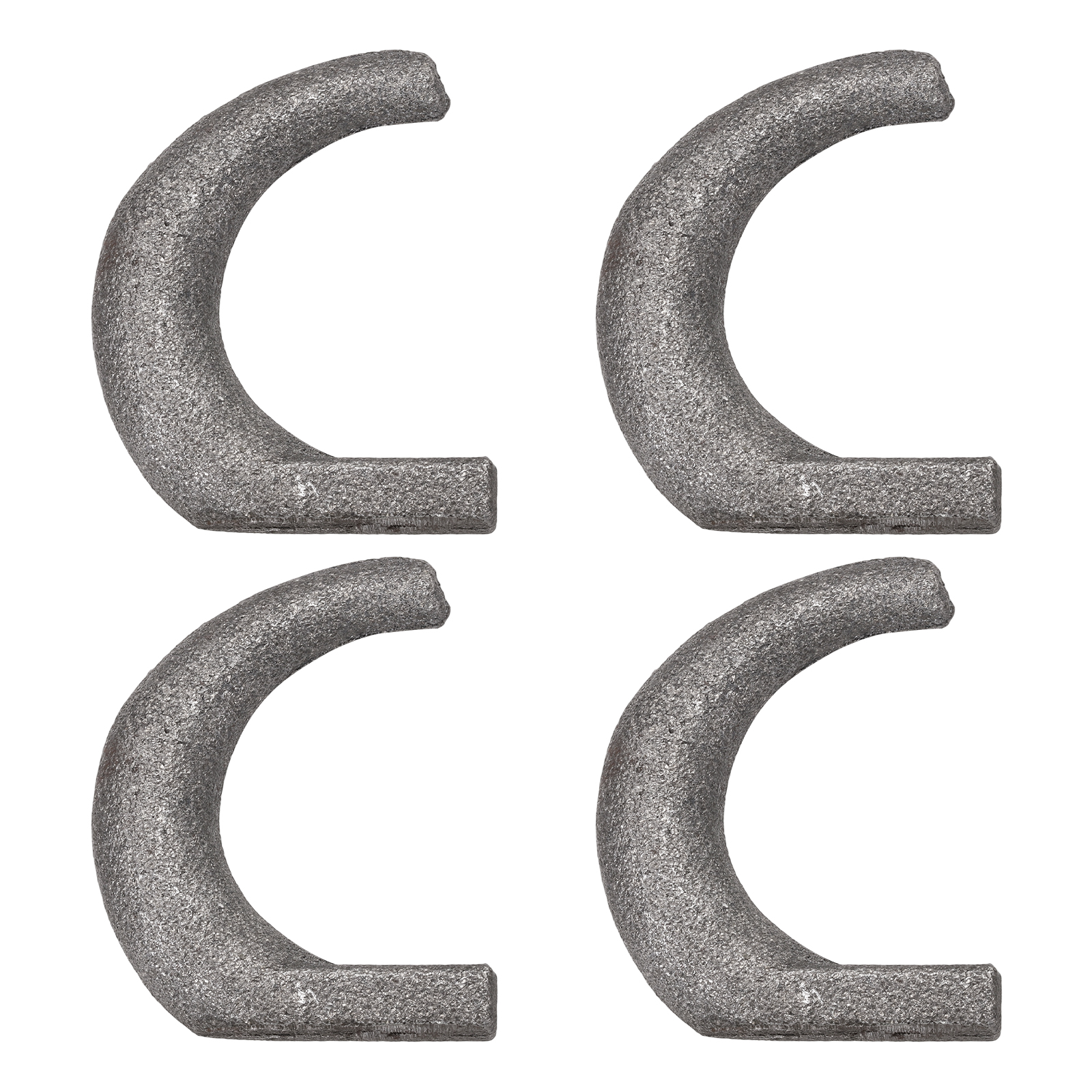 Weldable Chain Loop Uxcell 4Pcs Weld-on Steel Rope Hook, Weld on Safety Chain Clip Loop ...