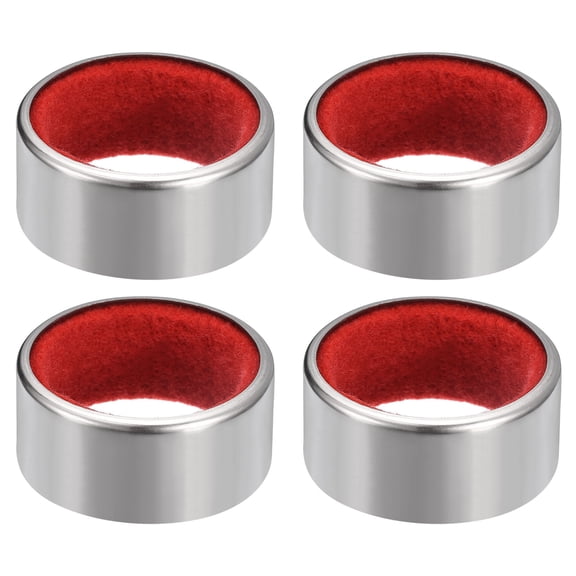 Uxcell 4Ps Wine Bottle Collars, Stainless Steel Wine Drip Ring, Leak- Proof Anti- Overflow Ring Wine Drip Catcher