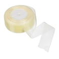 thumbnail image 1 of Uxcell 4cm 50 Yard Sheer Organza Ribbon Chiffon Fabric Gift Wrapping, Cream, 1 of 6