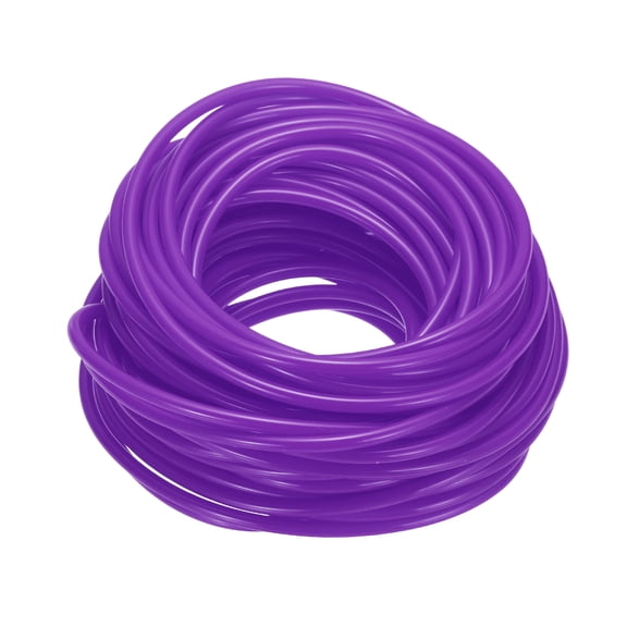 Uxcell 4mm 16Yards Hollow Pipe Rubber Cords, Elastic Silicone Tube Cord Barber Cord for Knitting Jewelry Making DIY Crafts Stitch Holders, Dark Blue