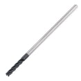thumbnail image 1 of Uxcell 4mm Dia 4mm Shank 100mm Length HRC45 Carbide AlTiN Coated 4 Flute Square Nose End Mill, 1 of 6