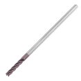 thumbnail image 1 of Uxcell 4mm Dia 4mm Shank 100mm Length HRC55 Carbide AlTiN Coated 4 Flute Square Nose End Mill, 1 of 6