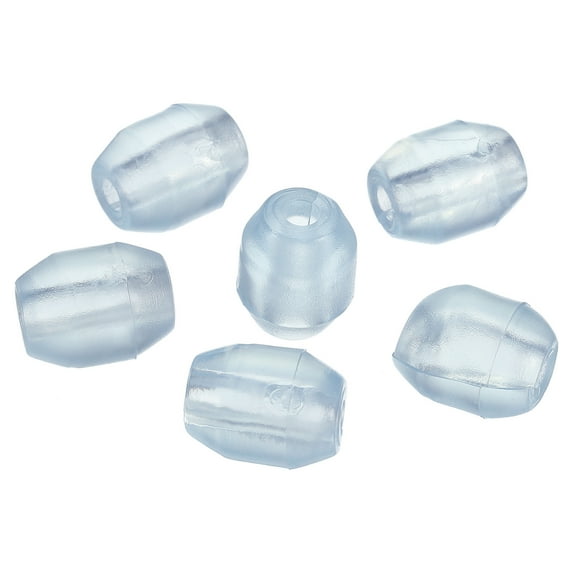 Uxcell 4mm ID x 13mm OD Kitchen Rack Grid Feet Protector Clear 20 Pack
