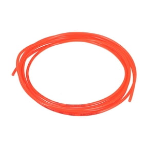 Uxcell 4mm OD 2.5mm ID 3 Meter Orange PU Air Tubing Pipe for Air Line Fluid Transfer