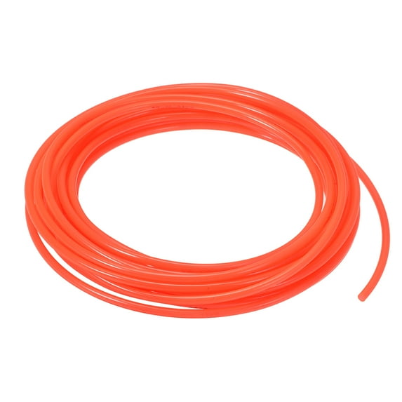 Uxcell 4mm OD 2.5mm ID 7m Long Orange PU Air Tubing Pipe for Air Line Fluid Transfer