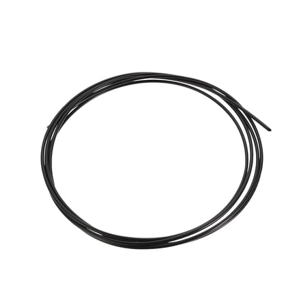 Uxcell 4mm OD 2mm ID 3 Meter Long Nylon Tube for Air Line Brake Fluid Transfer Black