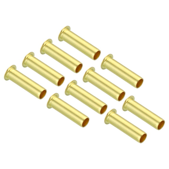 Uxcell 4mm Tube OD Brass Compression Insert Ferrules Brass Ferrule Fitting 50 Pack