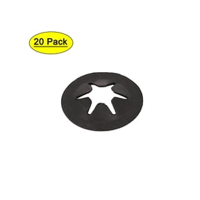 Uxcell 4mm x 12mm Metal Quicklock Star Speed Lock Locking Washers 20 Pack