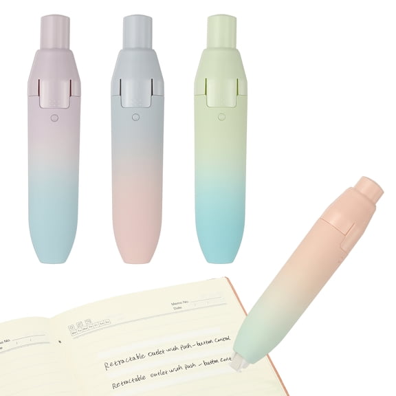 Uxcell 4pack 20 ft Correction Tape, Retractable Correction Tape Cute Tear Resistant Refillable Applicator Pen with Refills for Classroom Office Supplies Home, 4 Colors