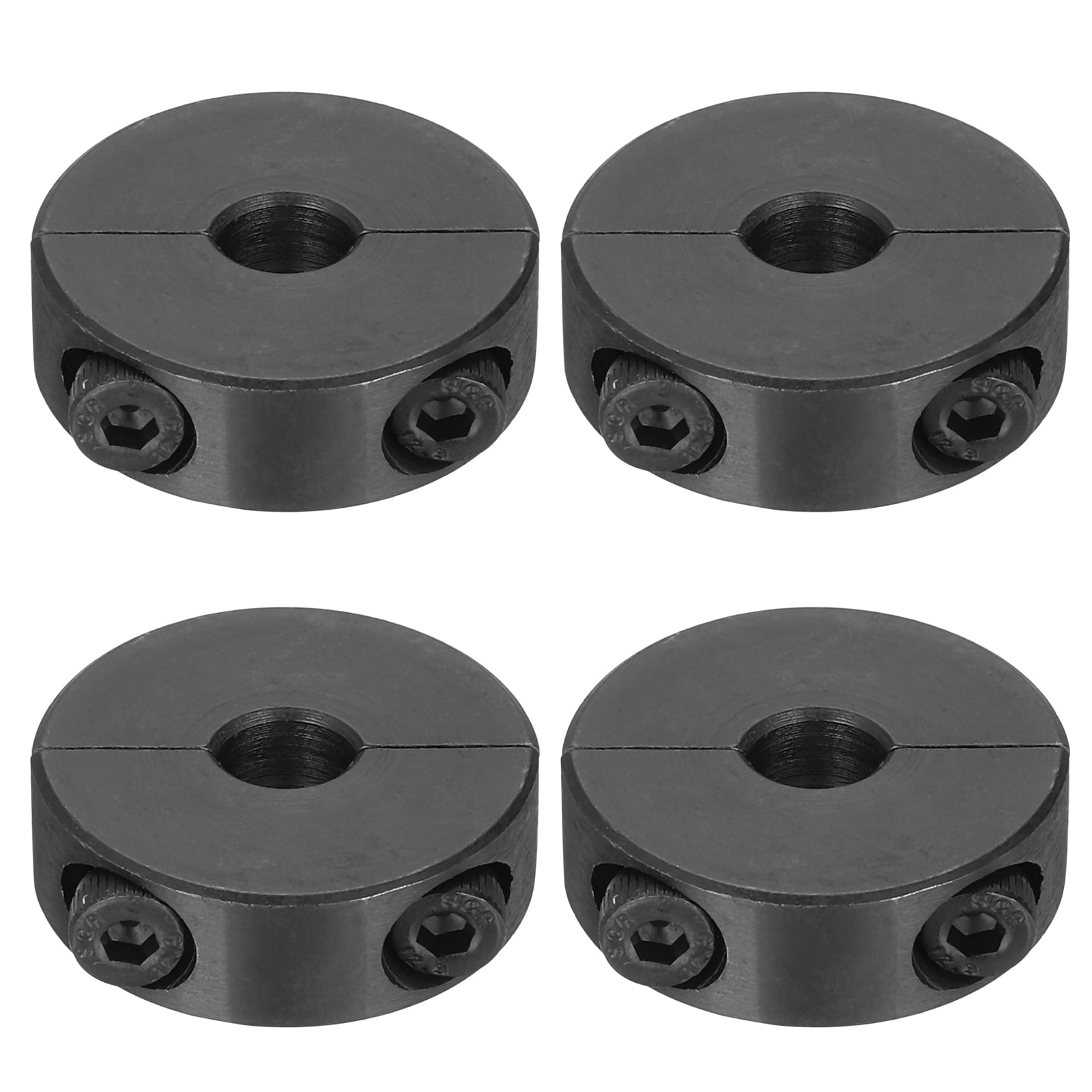 8pcs Double Split Shaft Collar For 3/16" Shaft, Two-Piece Clamping