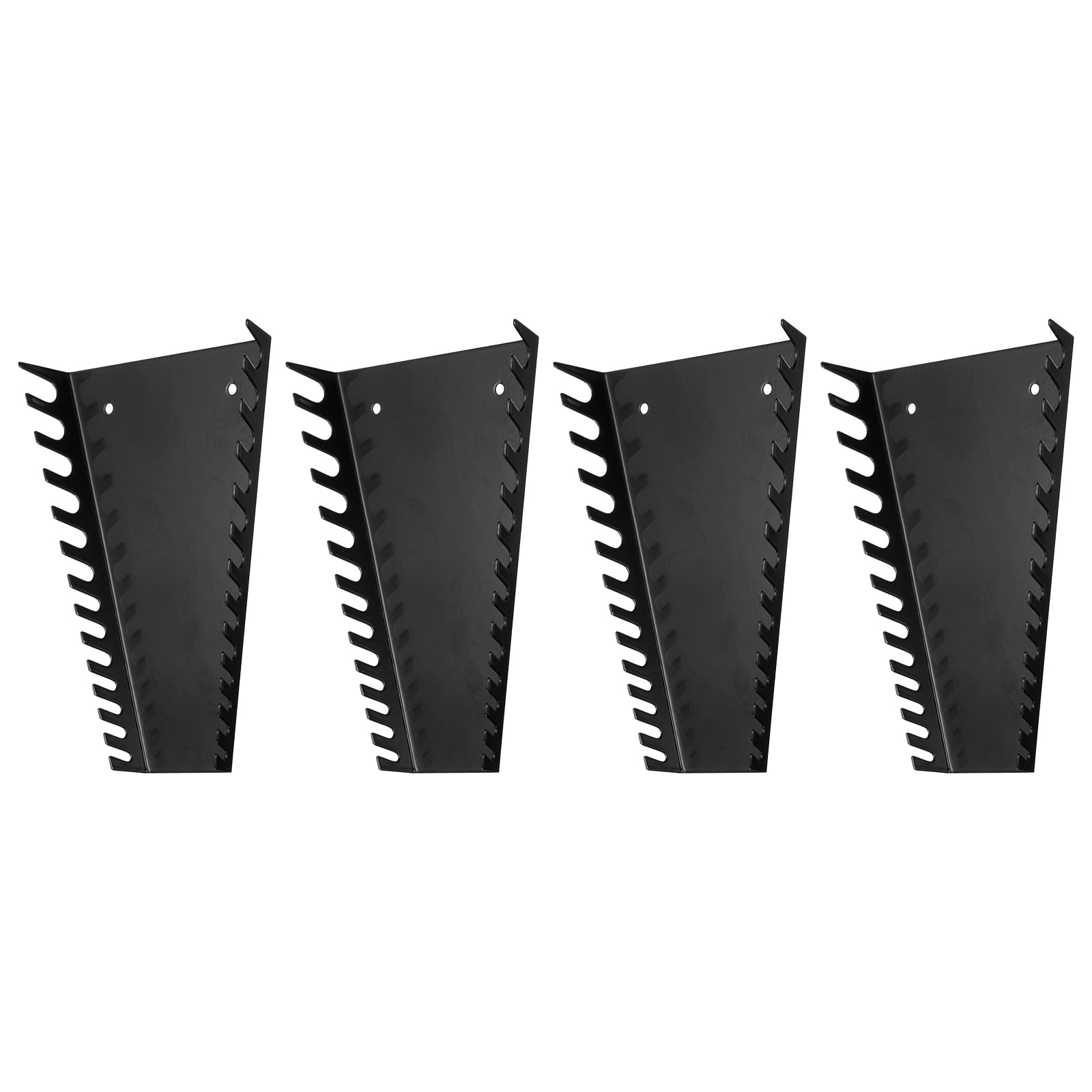 Uxcell 4pack Metal Wrench Organizer, 52-Slot, Wrench Holder Rack Tray ...