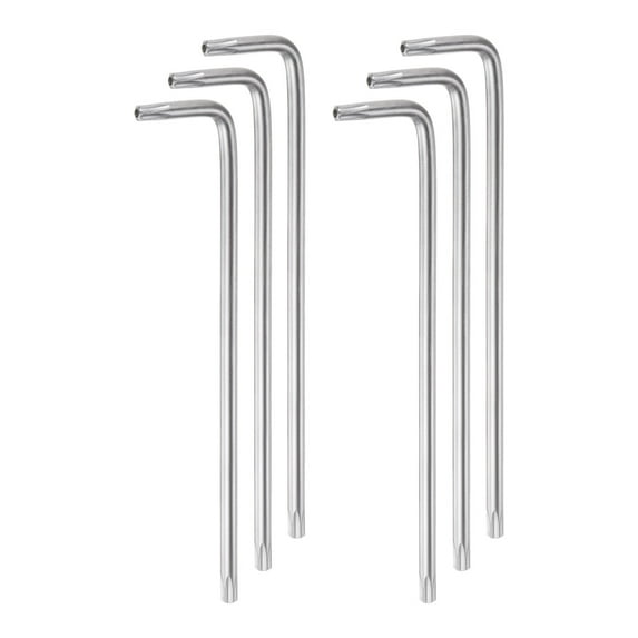 Uxcell 6pack Torx Hex Key Wrenches T27 High Carbon Steel Extra Long Arm Torx Hex Key Wrench