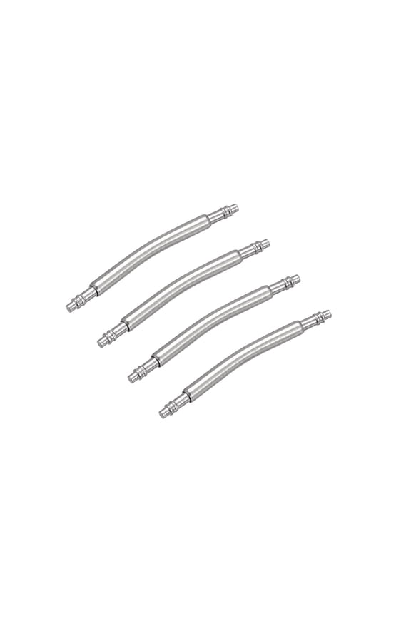 4pack Watch Band Link Pin, Spring Bar Pins 1.5mm Dia 16mm Length, Stainless Steel Double Flanged End Pins