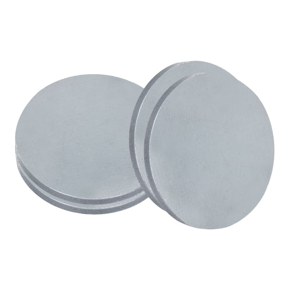 Uxcell 4pcs 3/16"(4mm) x 2" Steel Plate, Black Hot Rolled A36 Steel Sheet Plate Base, Round Weldable Metal Discs for Industrial Construction Structural Support