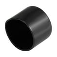 thumbnail image 1 of Uxcell 4pcs 48mm Round Black Vinyl End Cap Screw Thread Protectors Rubber Cover Caps, 1 of 3