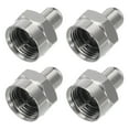 Uxcell 4pcs 75 Ohm Coax Cap Coaxial Terminator F Male RF End Caps ...