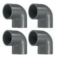 thumbnail image 1 of Uxcell 4Pcs 90 Degree Elbow Pipe Fitting 1" 2 Way Furniture Grade Connectors, 1 of 5