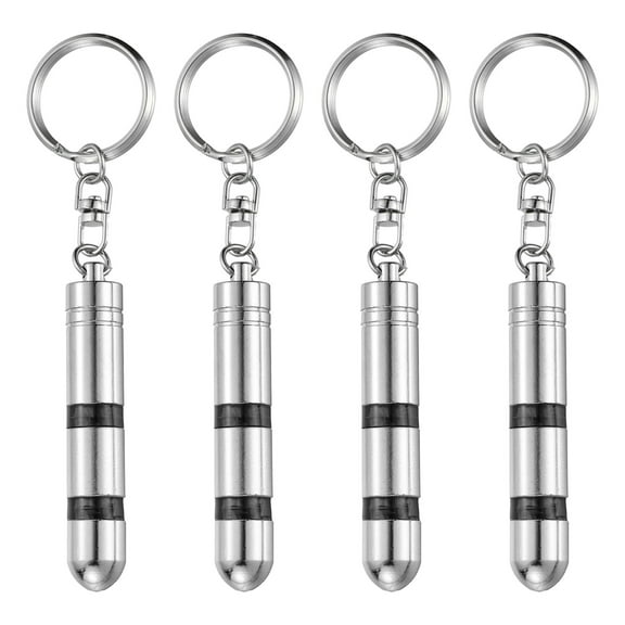 Uxcell 4pcs Anti-Static Keychain Magnetic Head Car Static Human Body ESD Tool Electricity Discharge Remover Keychains for Car Door House, Black