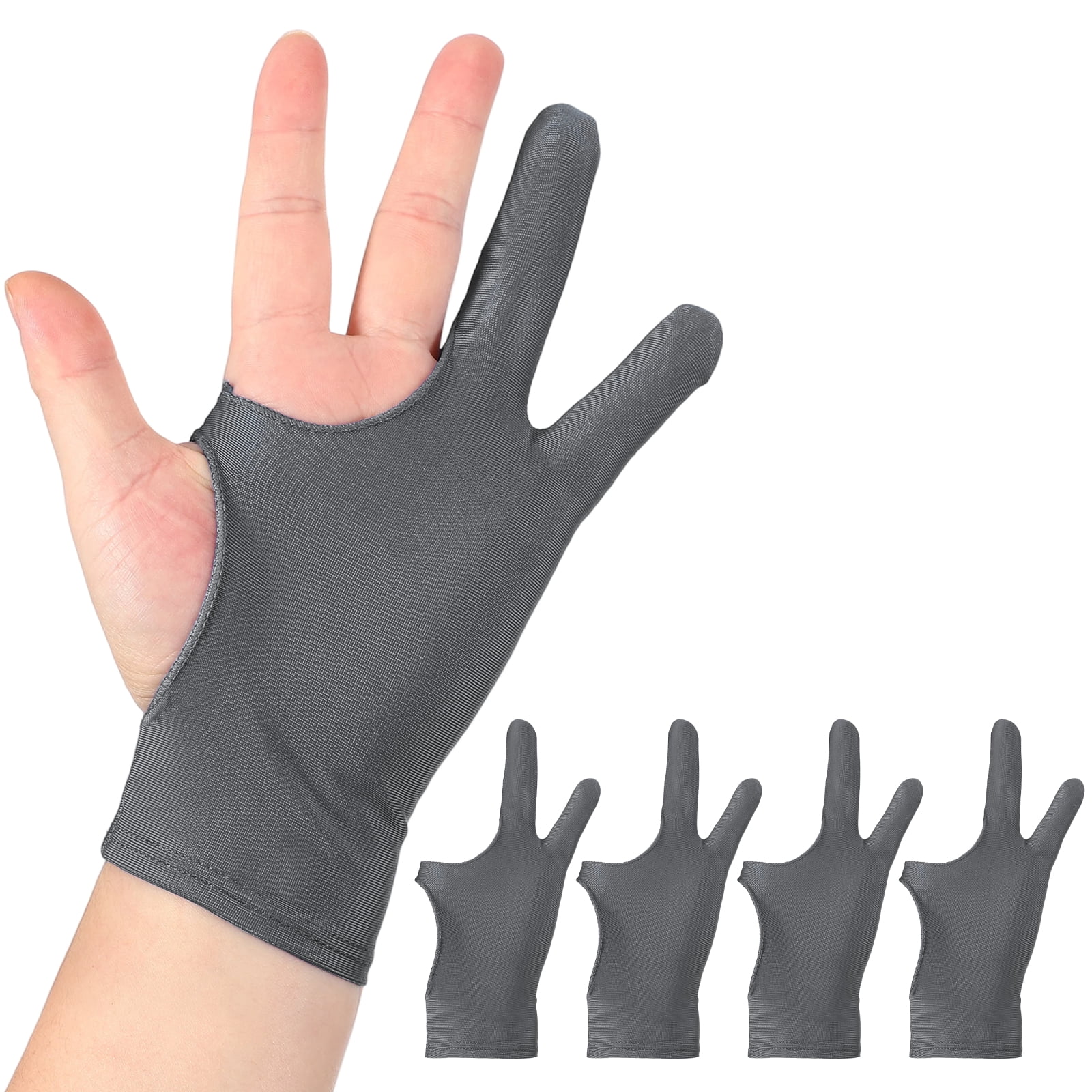 Uxcell 4pcs Artist Drawing Glove, Breathable Graphics Painting Glove ...