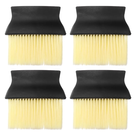 Uxcell 4pcs Auto Interior Dust Brush Car Cleaning Brush Duster Soft Bristles Car Detailing Brushes for Auto Dashboard Air Conditioner Vents Leather, Yellow