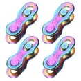 thumbnail image 1 of Uxcell 4pcs Bicycle Missing Link 12 Speed Reusable Steel Bike Chain Link Colorful, 1 of 7