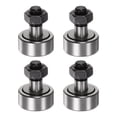 thumbnail image 1 of Uxcell 4pcs CF12-1 Cam Follower KR32 Needle Roller Bearing M12x1.5mm 32mm Roller Dia Miniature Track Roller Bearings, 1 of 6