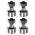 thumbnail image 1 of Uxcell 4pcs CF22 Cam Follower KR22 Needle Roller Bearing M10x1.25mm 10mm Roller Dia Miniature Track Roller Bearings, 1 of 6