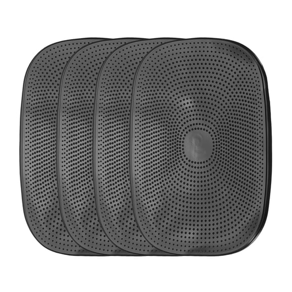 Uxcell 4pcs Car Dashboard Anti-Slip Mat 8"x5.5" Universal Sticky Dash Pad for Phone Black