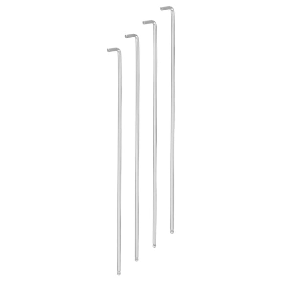 Uxcell 4pcs Hex Key Wrench 1.5mm S2 Steel L-Shape Hexagon Metric Wrenches Repairing Tool