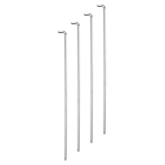 Uxcell 4pcs Hex Key Wrench 2.5mm S2 Steel L-Shape Hexagon Metric Wrenches Repairing Tool