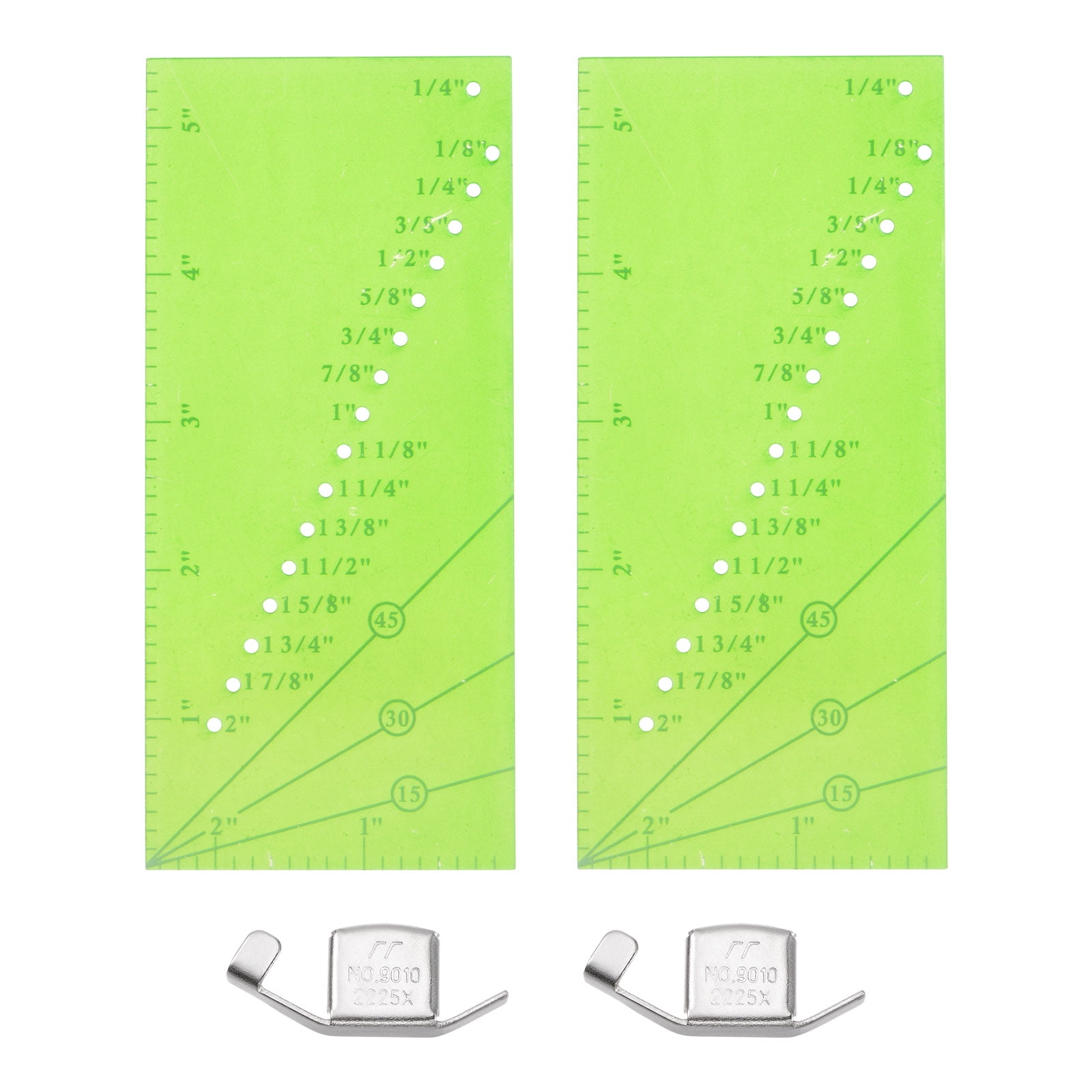 Uxcell 4pcs Seam Guides and Seam Guide Ruler for Most Sewing