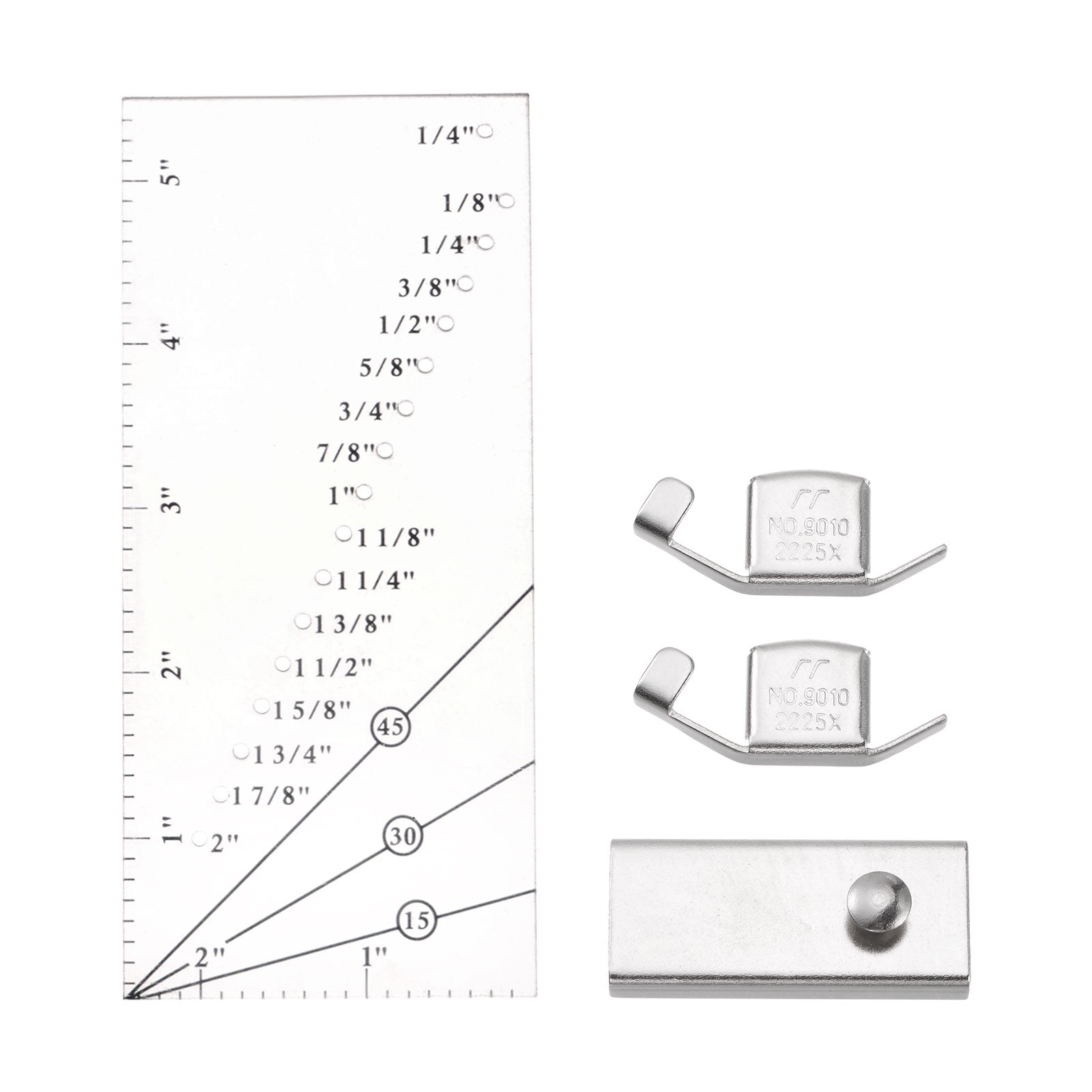 Uxcell 4pcs Seam Guides and Seam Guide Ruler with MG1 Sewing