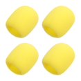 thumbnail image 1 of Uxcell 4pcs Microphone Foam Covers, 40mm (1.57") ID 10mm (0.39") Thickness Microphone Windscreen Foam Cover for Most Handheld Microphones, Yellow, 1 of 6