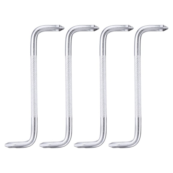 Uxcell 4pcs Offset Screwdriver PH2/PH1 Phillips Cross Head Right Angle 90 Degree Screw Driver Double Ended Z-type Hand Tool for Home Appliance Repair