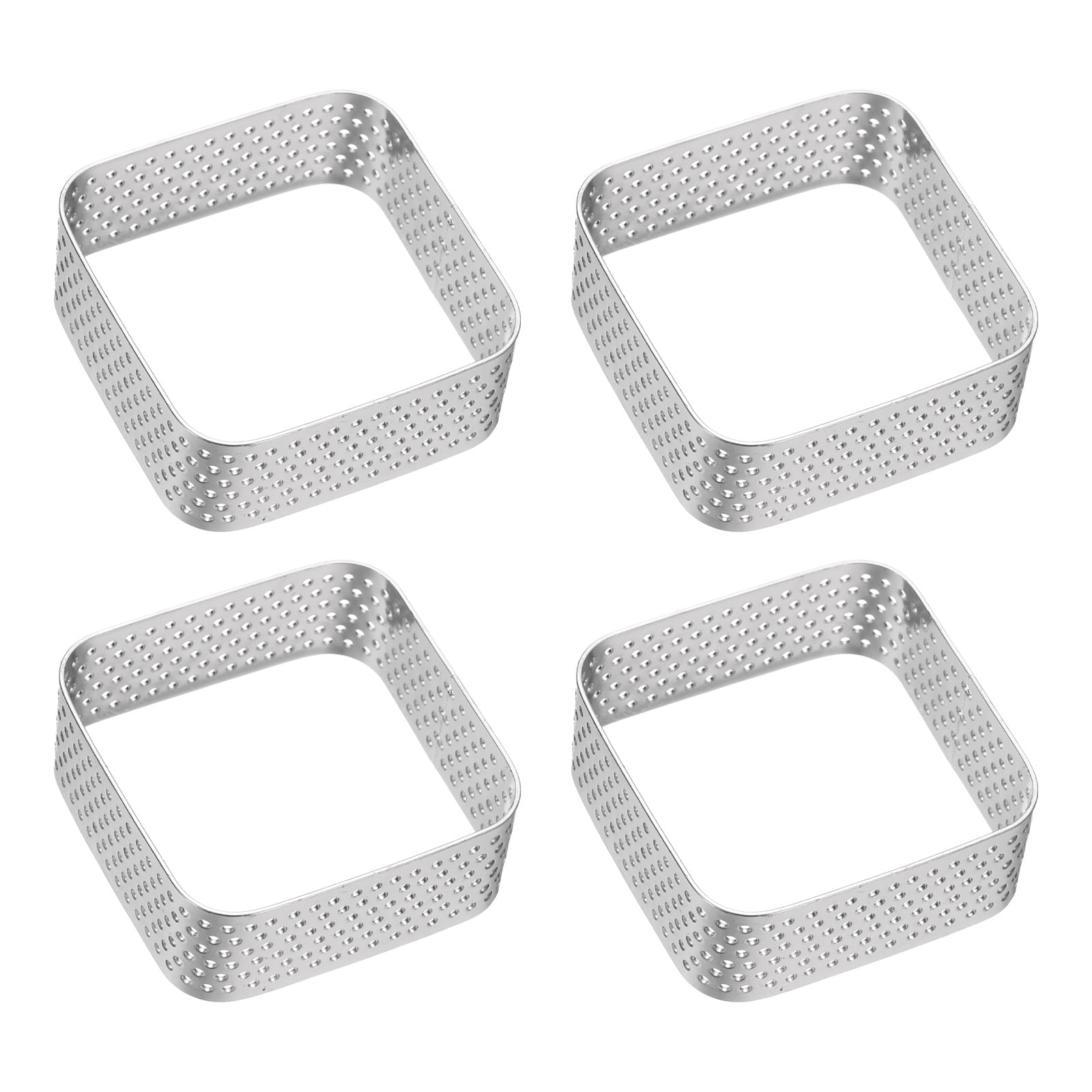 Uxcell 4pcs Perforated Cake Rings 1.97