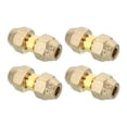 thumbnail image 1 of Uxcell 4pcs Pipe Extension Joint Connector for Copper Pipe Dia 1/4"(6.35mm), 1 of 8