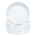 thumbnail image 1 of Uxcell 4pcs Plastic Plant Saucer 5.2" Round Drip Tray Flower Pot Saucer, Pearl White, 1 of 7