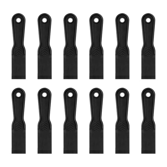 Uxcell 4pcs Putty Scraper 1.5" Plastic Flexible Tool for Pasting Plaster Repairing Walls