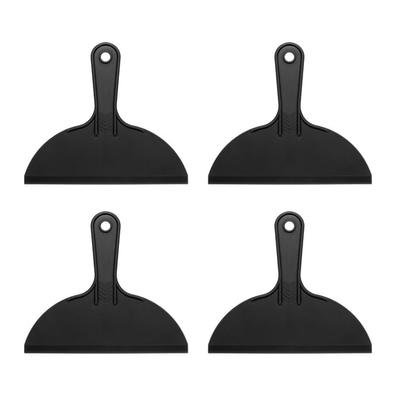 Uxcell 4pcs Putty Scraper 1.5" Plastic Flexible Tool for Pasting Plaster Repairing Walls