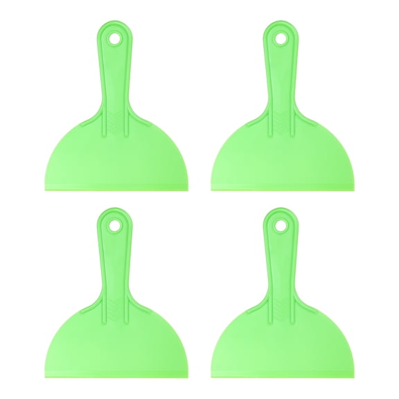 Uxcell 4pcs Putty Scraper 1.5" Plastic Flexible Tool for Pasting Plaster Repairing Walls