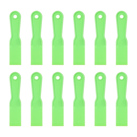 Uxcell 4pcs Putty Scraper 1.5" Plastic Flexible Tool for Pasting Plaster Repairing Walls