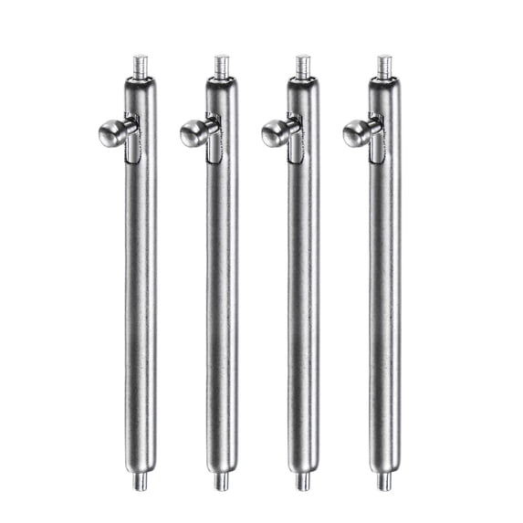 Uxcell 4pcs Quick Release Spring Bar 1.8mm Diameter 22mm Width Stainless Steel Watch Pins for Watch Band Straps