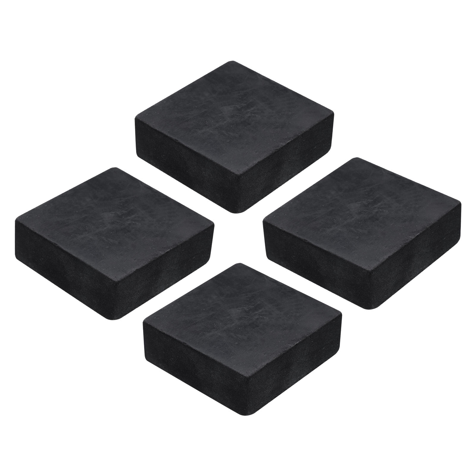 Uxcell 4pcs Rubber Anti-Vibration Pads, 50mm Square Vibration Isolation ...