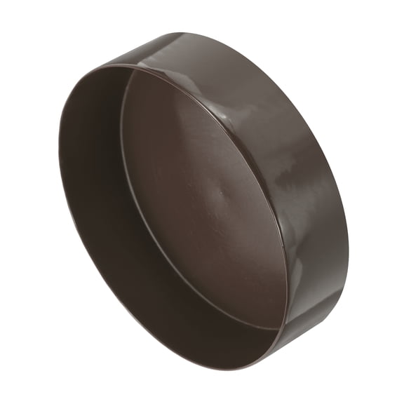 Uxcell 4pcs Rubber End Caps 200mm(7 7/8 Inch) ID x 80mm(3 1/8 Inch) H Vinyl Round End Cap Cover Screw Thread Protectors Brown