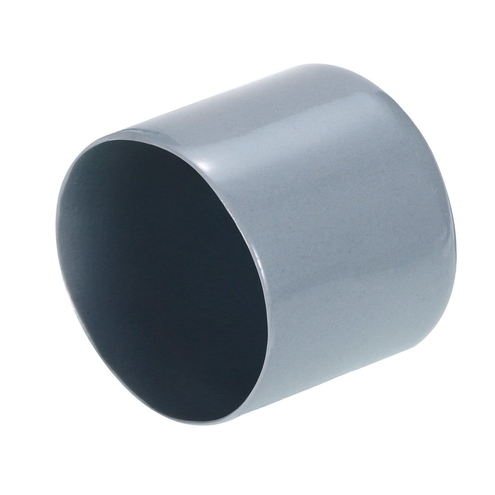 4pcs Rubber End Caps 45mm ID - Grey Vinyl Tube Bolt Cover Screw Thread Protectors