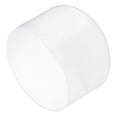 thumbnail image 1 of Uxcell 4pcs Rubber End Caps 65mm ID Vinyl Round Tube Bolt Cap Cover Screw Thread Protectors Clear, 1 of 4